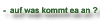 Auswahlkriterien - auf was kommt es an?